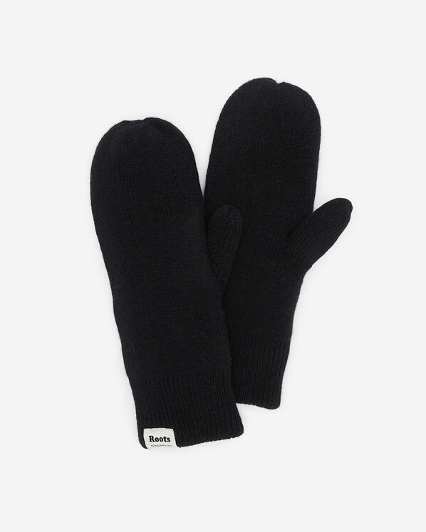 Mitaines en tricot douillet