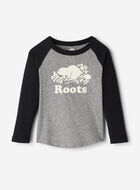 T-shirt style baseball Cooper en coton bio pour tout-petits