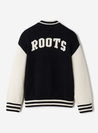 Kids Roots Knit Varsity Jacket