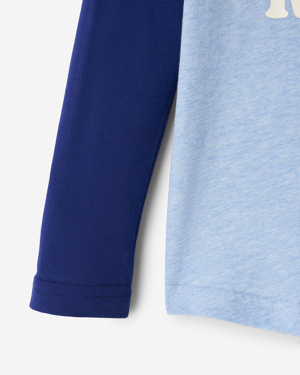 T-shirt style baseball Cooper en coton bio pour tout-petits