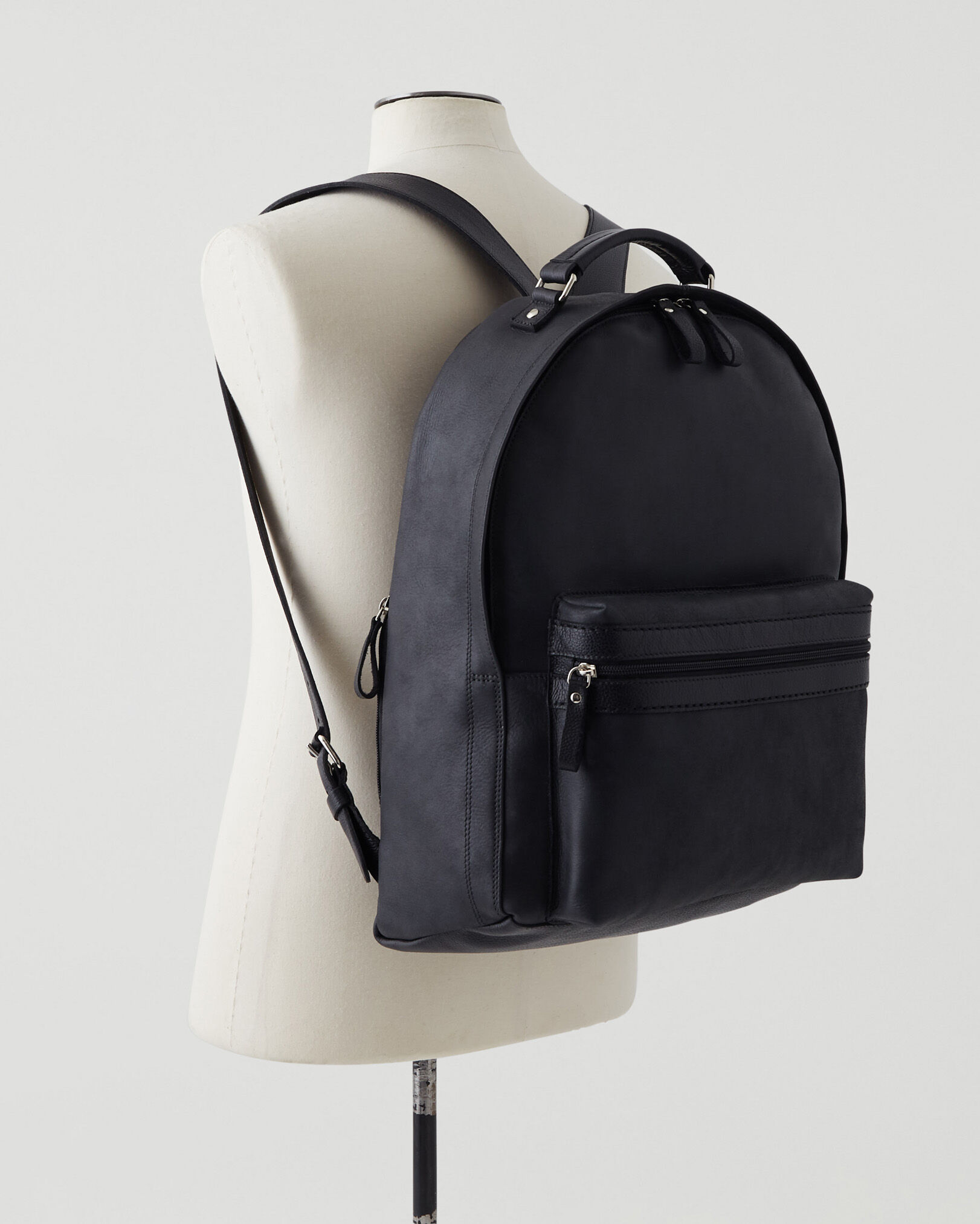 Roots black top backpack