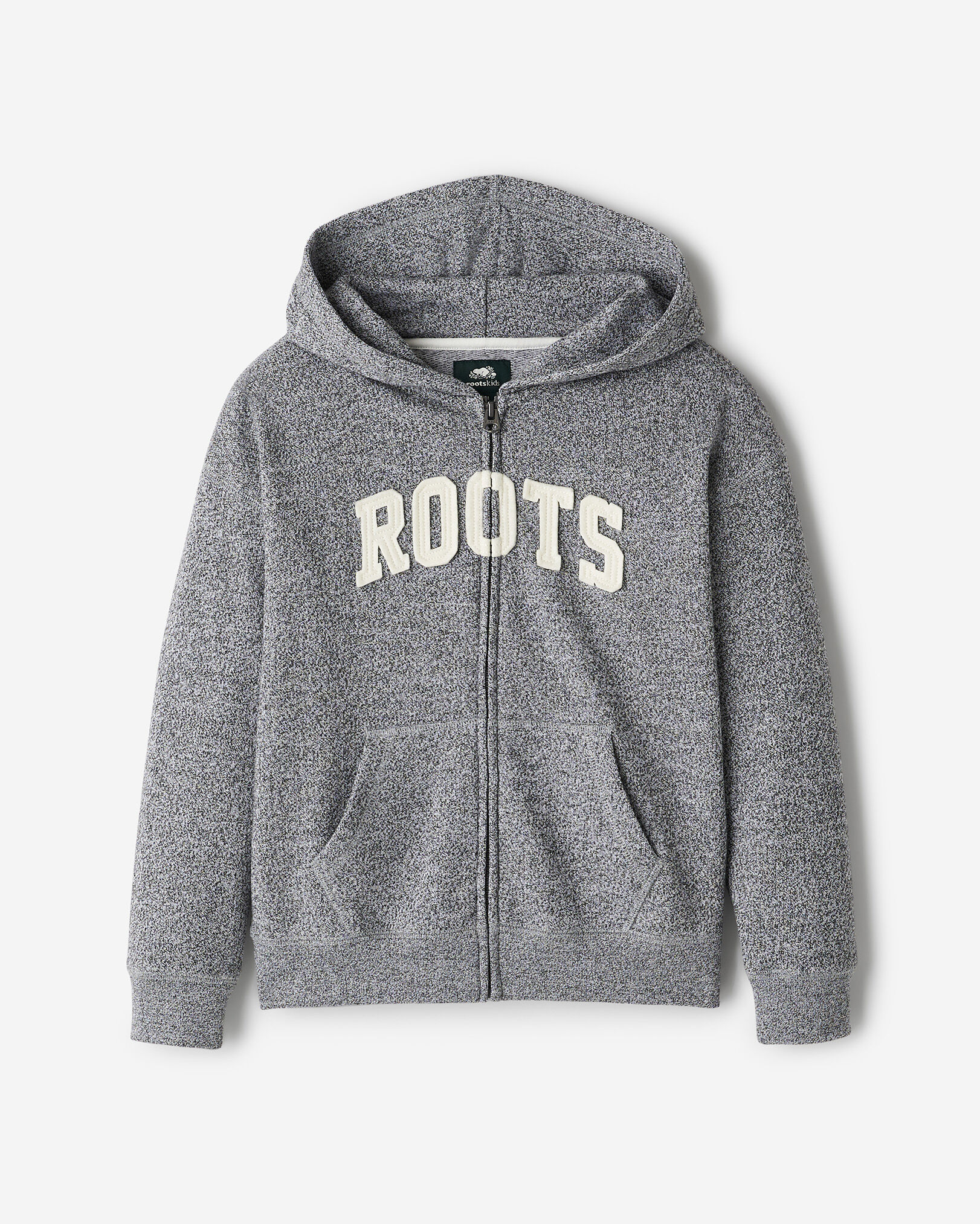 Kids Roots Applique Full Zip Hoodie
