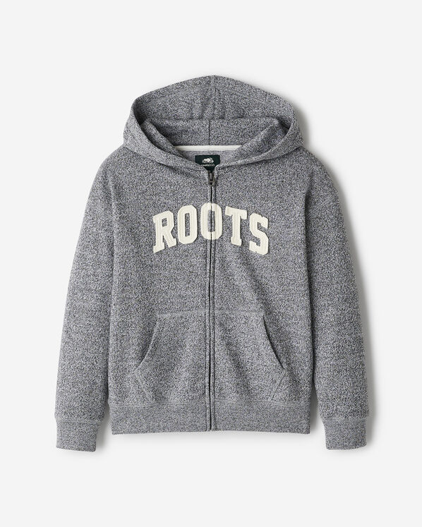 Kids Roots Applique Full Zip Hoodie Kids Roots Applique Full Zip Hoodie