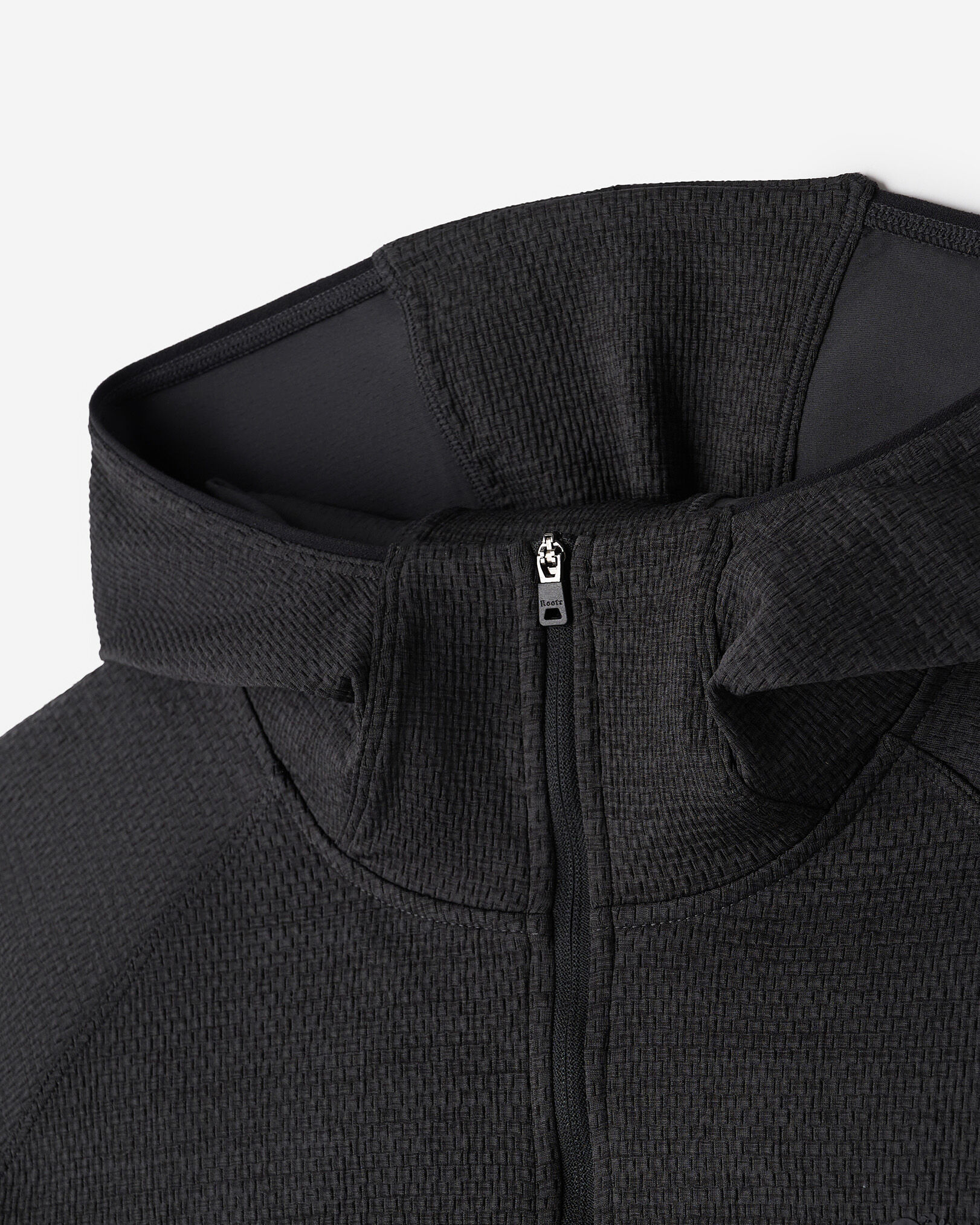 Active Textured Half Zip Hoodie