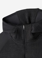 Chandail sport textur&eacute; &agrave; capuchon et glissi&egrave;re 