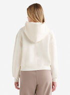 Chandail &agrave; capuchon en molleton nuage