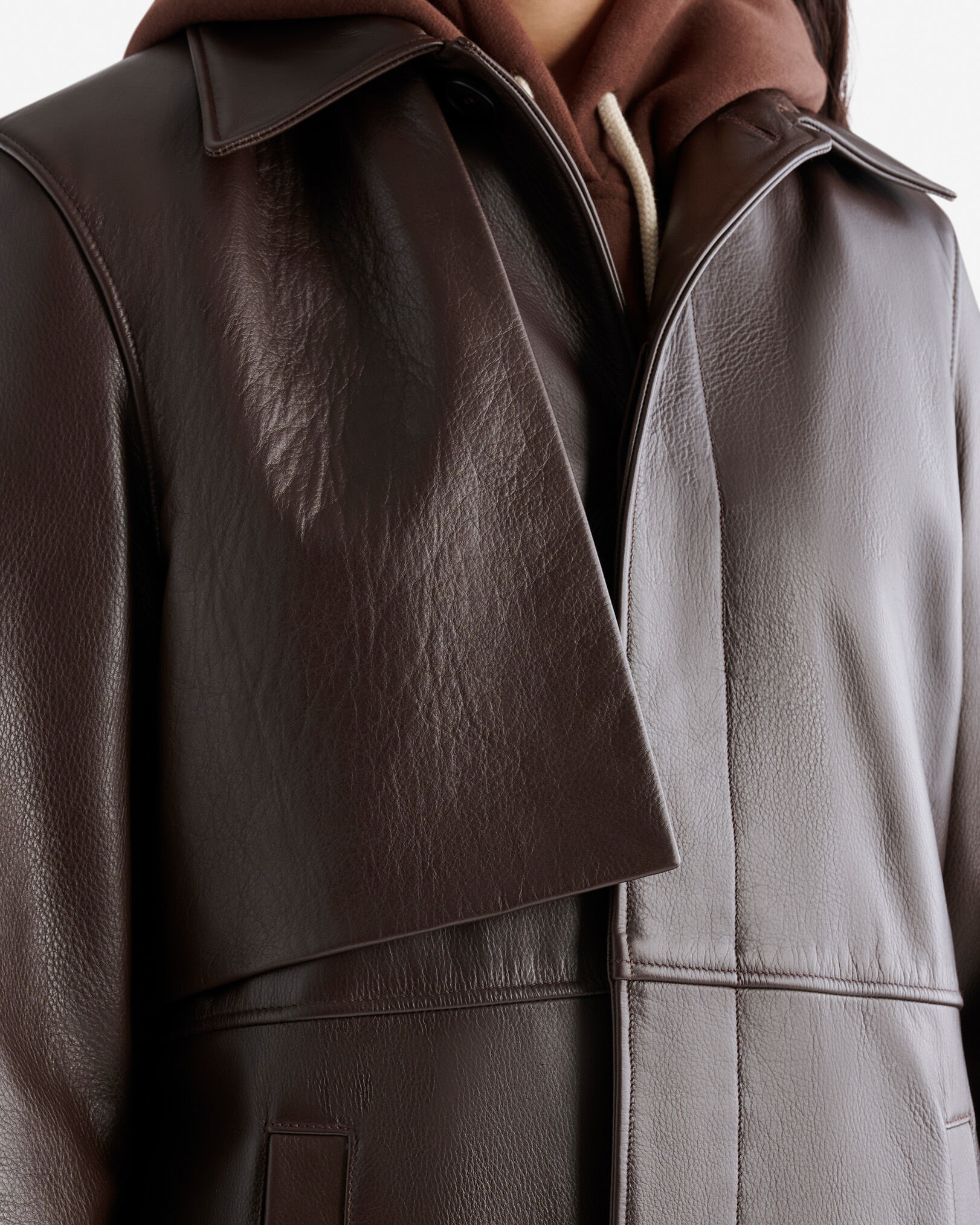 Roots Womens Leather Trench Lake Yorkdale Mall