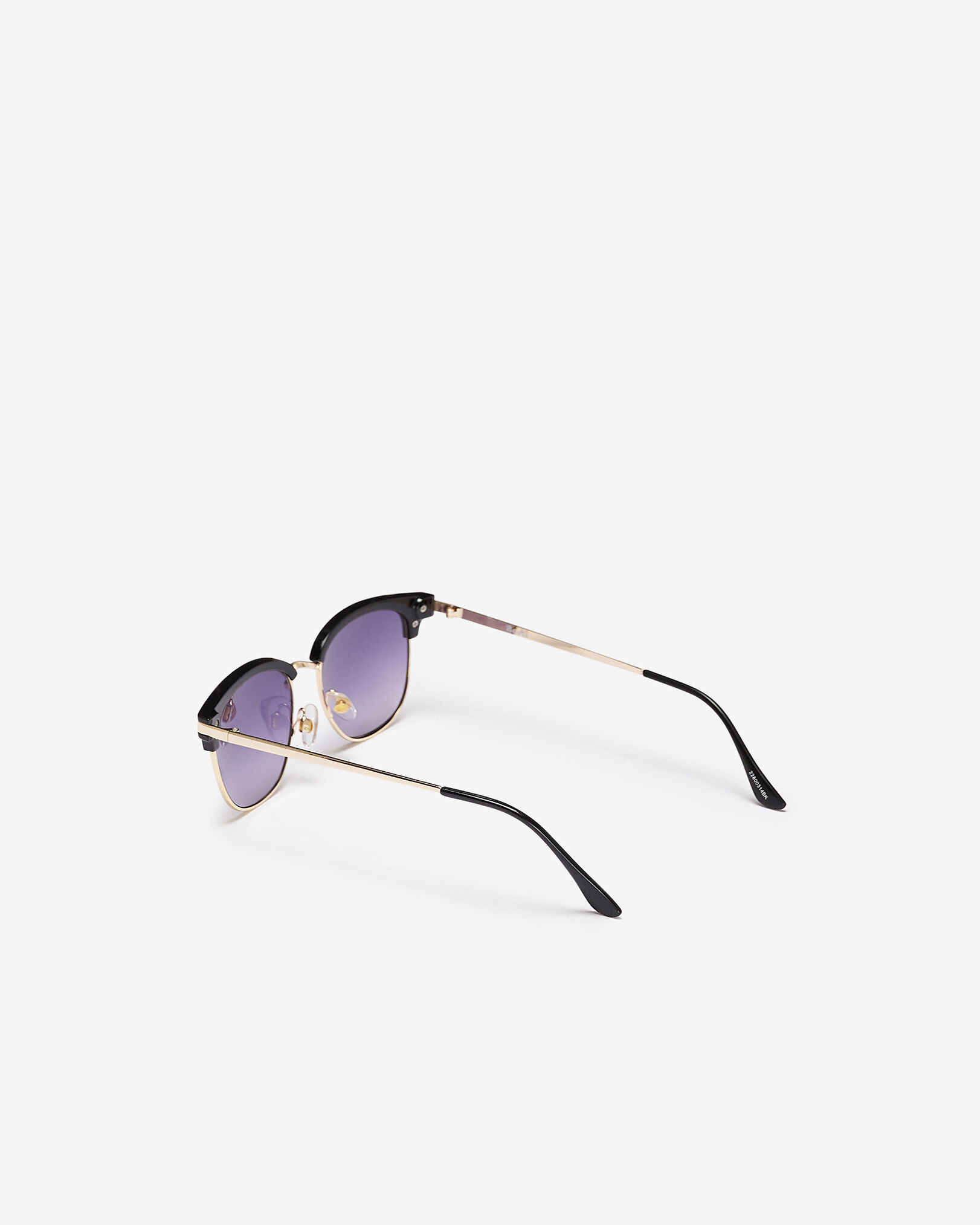 Lunettes de soleil Clubmaster en métal et en plastique pour femme