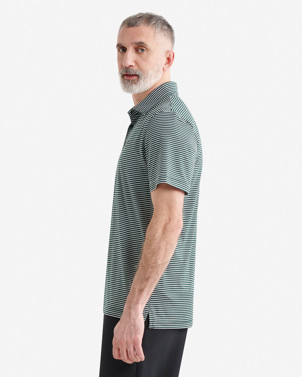 Renew Knit Striped Polo