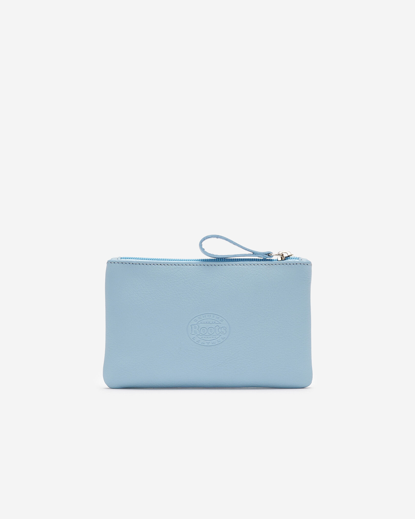 Pochette moyenne à glissière en cuir Nuage
