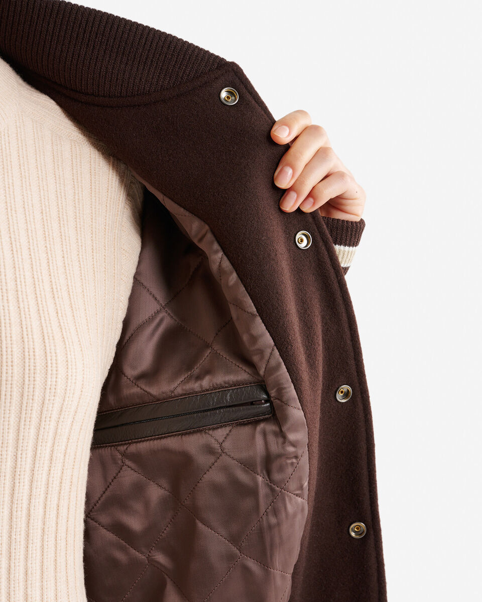 Blouson universitaire r&eacute;tro Mathews