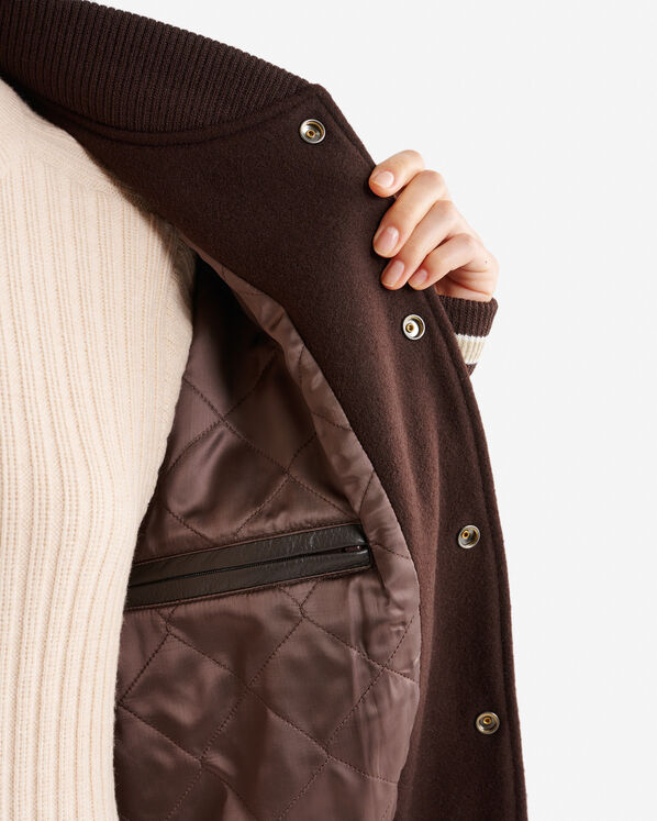 Blouson universitaire r&eacute;tro Mathews