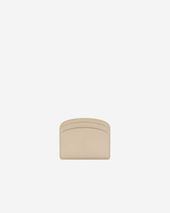 Porte-cartes en demi-lune en cuir Cloud