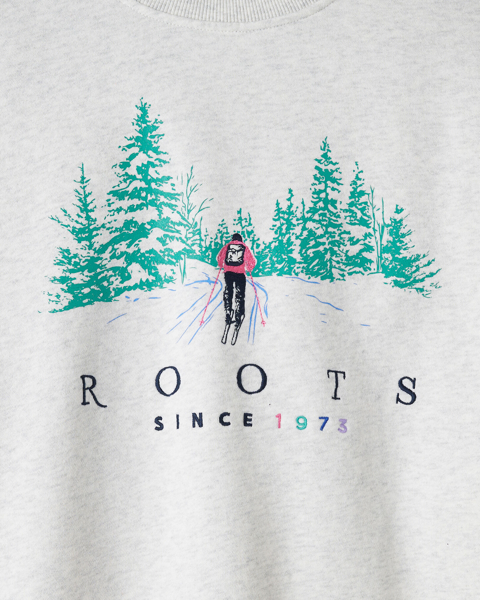 Chandail à col rond Paysage Alpine Goods