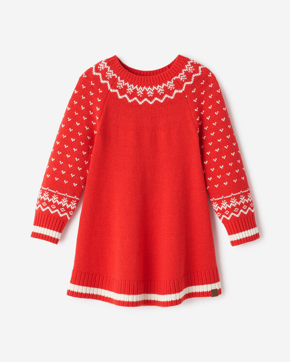 Toddler Girls Cabin Fair Isle Dress