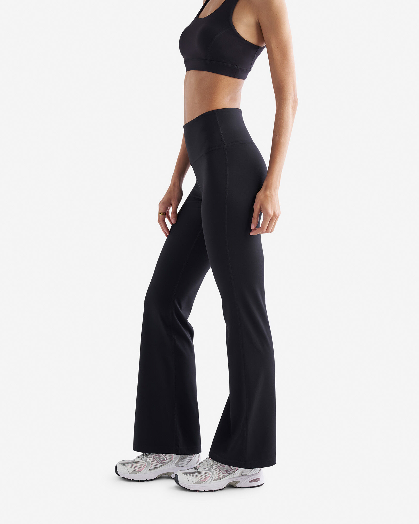 Restore High Rise Flare Legging Bottoms Leggings Roots