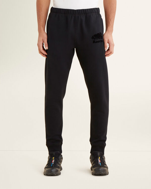 Pantalon ajusté en molleton de coton bio Park