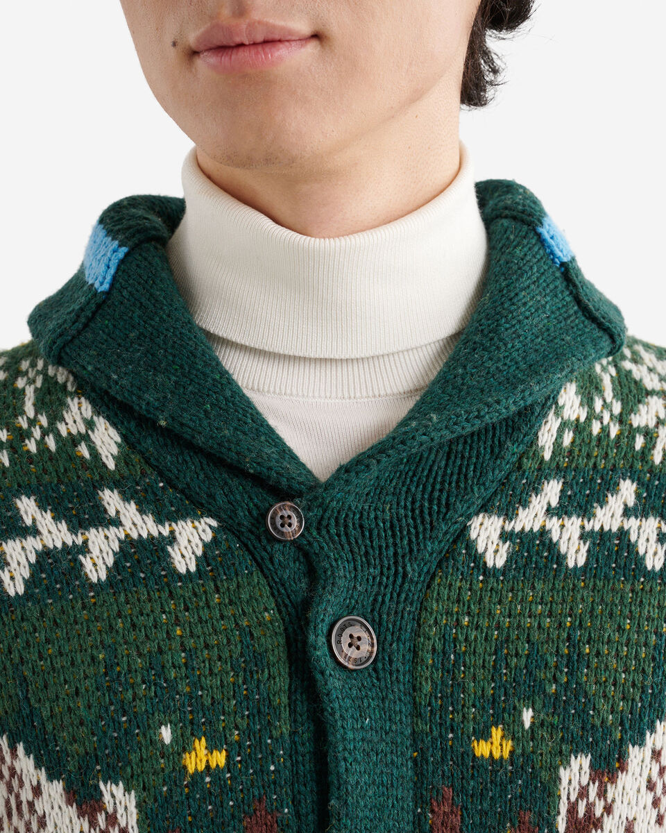 Cabin Shawl Fair Isle Cardigan