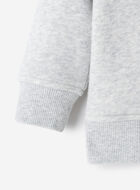 Baby Plaid Applique Crew Sweatshirt
