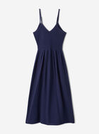 Robe nid-d&rsquo;abeilles en gaze de coton Isla