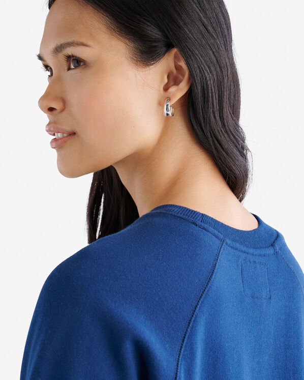 Chandail original à col rond en molleton de coton bio Chandail original à col rond en molleton de coton bio