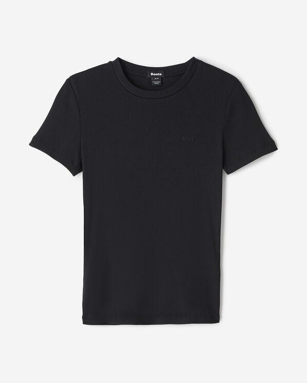 Roam Rib Fitted Short Sleeve Top