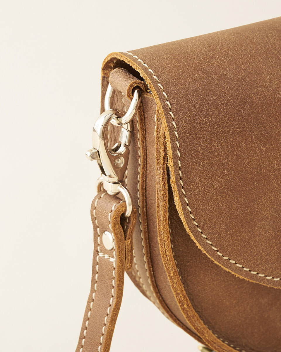 Mini sac à bandoulière en cuir Tribe