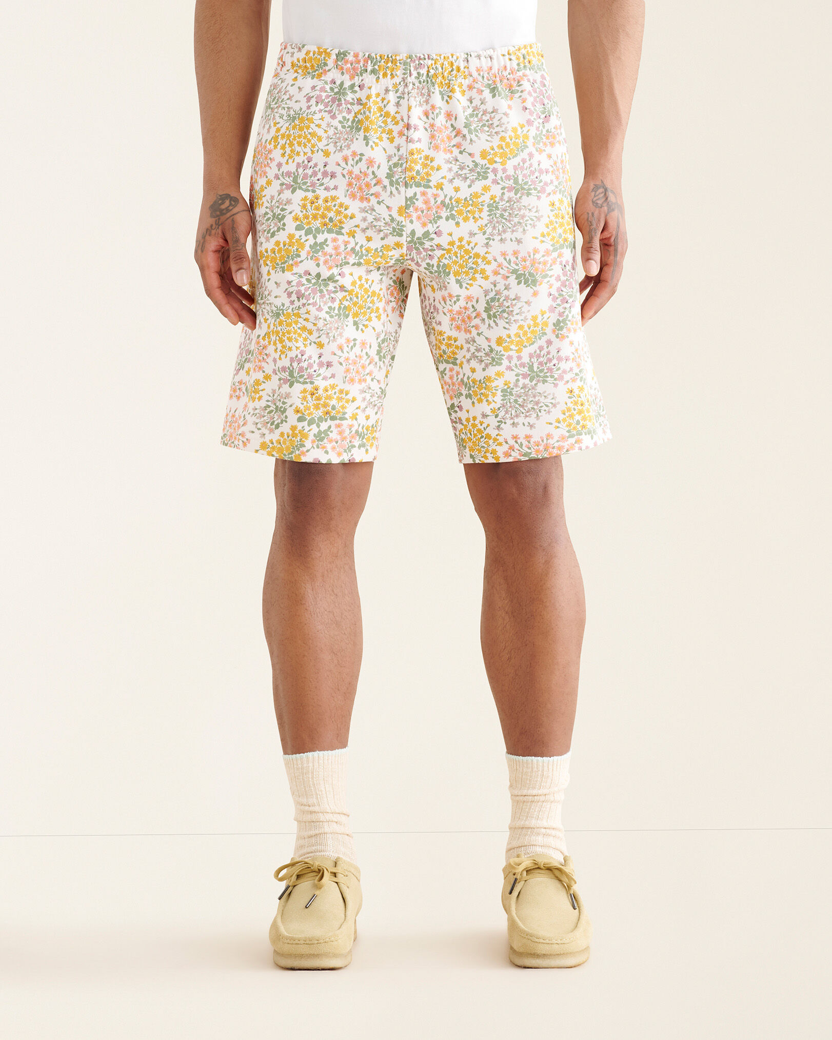 Flower shorts mens shop