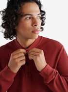 Chandail henley gaufré à manches longues 