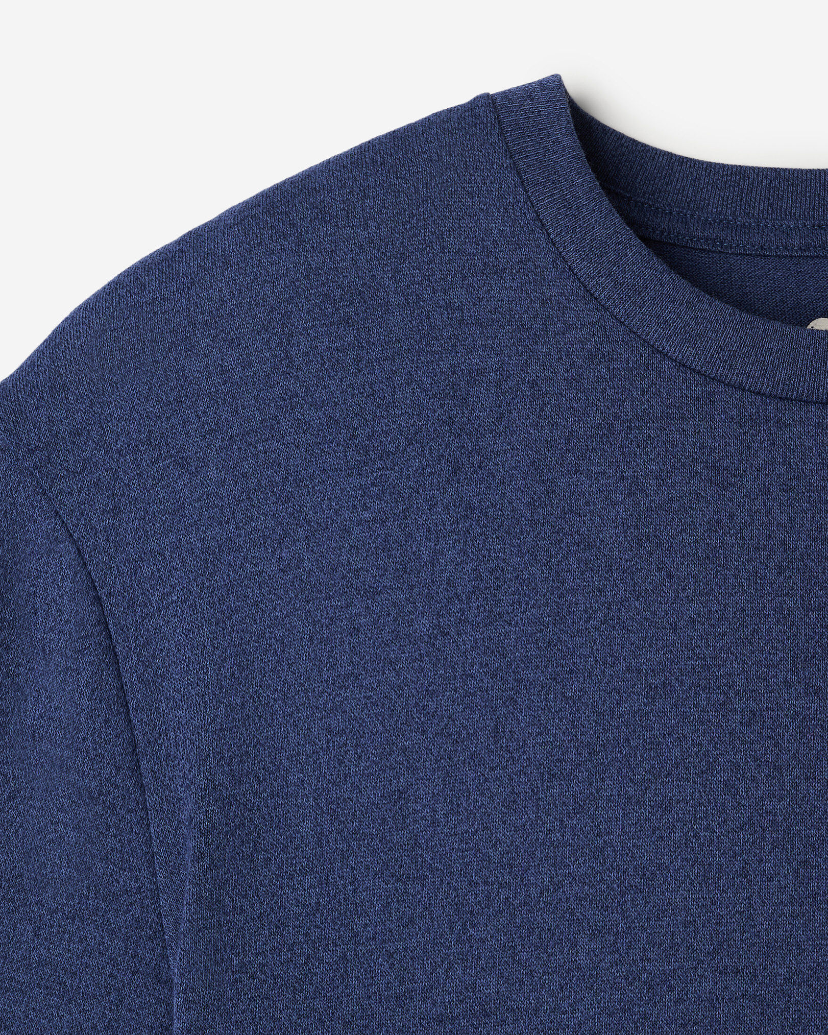 T-shirt poivré en coton bio pour hommes