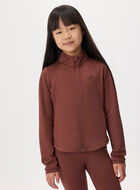 Girls Active Fitted Track Jacket