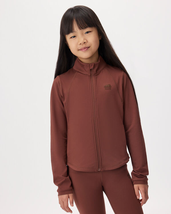 Girls Active Fitted Track Jacket