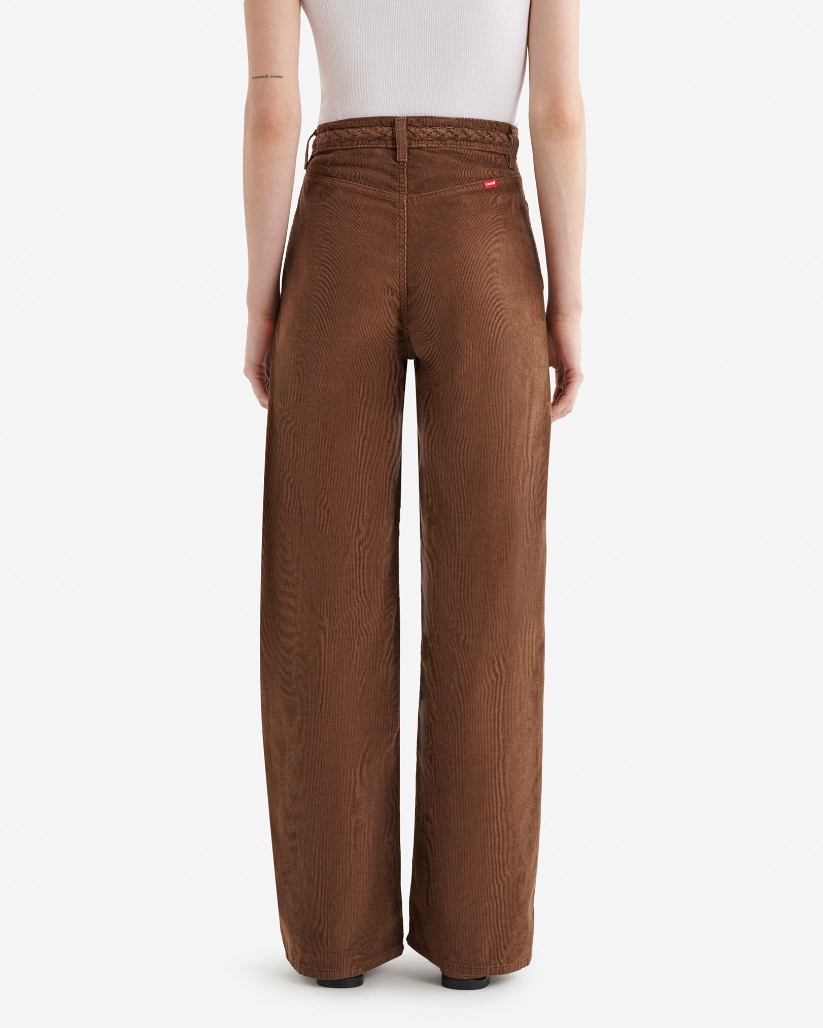 Levi's Ribcage Wide Leg Braided Womens Jeans