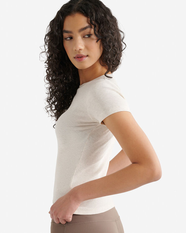 Roam Rib Fitted Short Sleeve Top