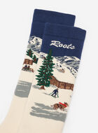 Adult Landscape Intarsia Sock