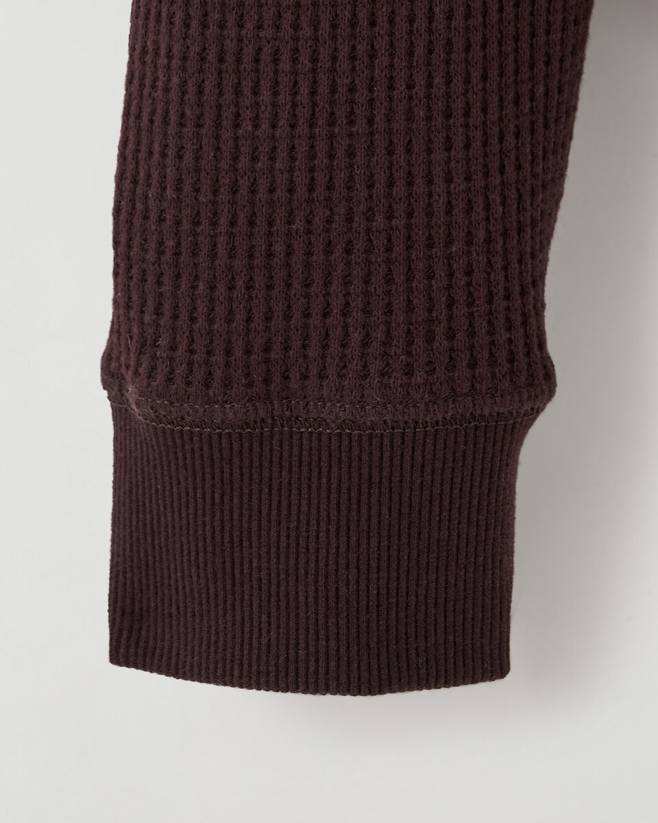 Waffle Long sleeve Top