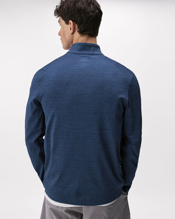 Chandail &agrave; glissi&egrave;re sport textur&eacute;