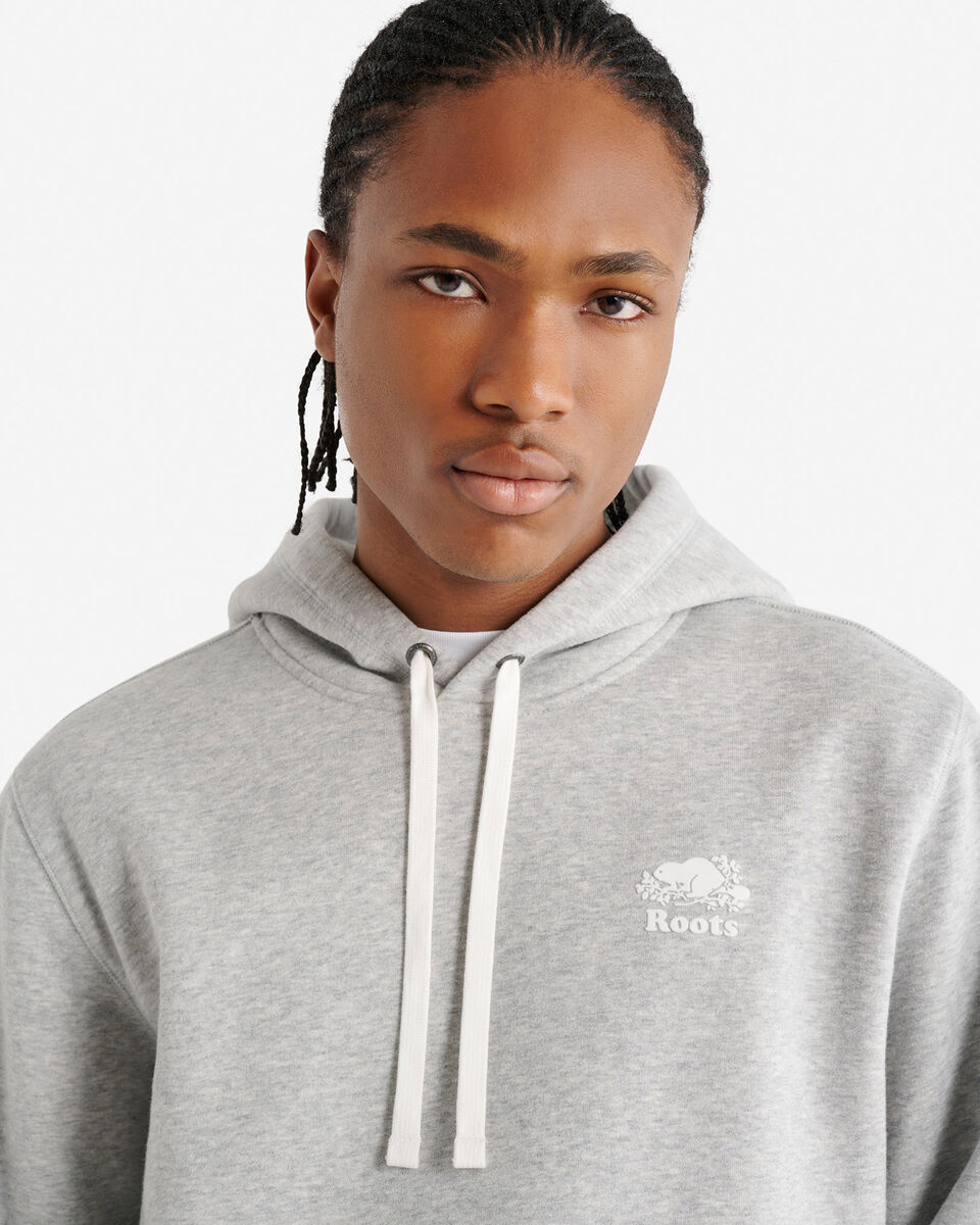 Chandail kangourou original &agrave; capuchon en jersey bouclette en coton bio