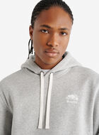 Chandail kangourou original &agrave; capuchon en jersey bouclette en coton bio