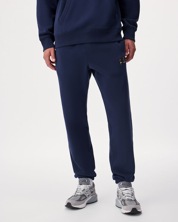 Plaid Applique Sweatpant