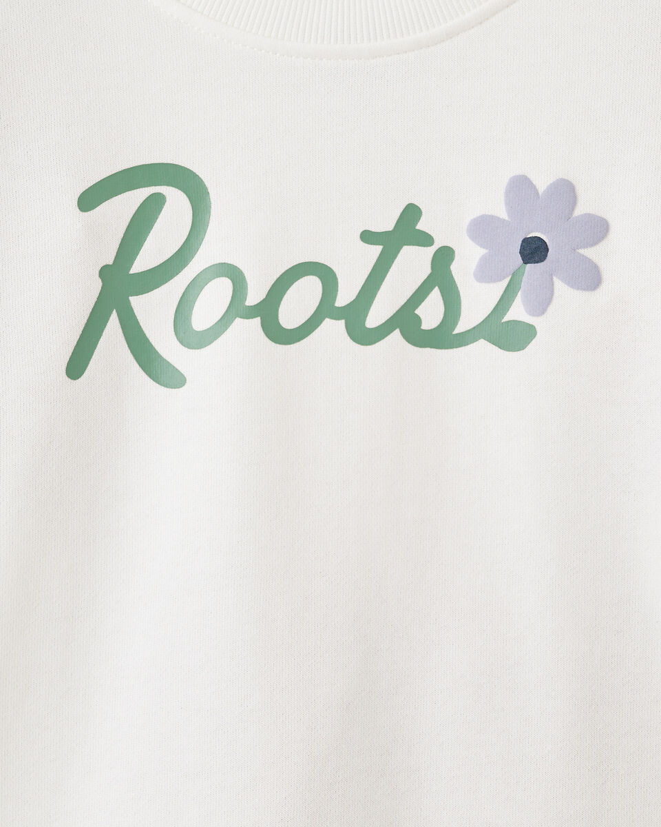 Kids Floral Crew Sweatshirt