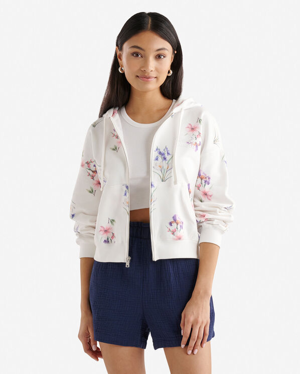 Cooper Floral Full Zip Hoodie