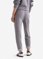 Pantalon en molleton à ourlet simple en coton bio