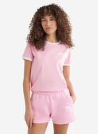 T-shirt &agrave; bordures contrastantes en coton bio Cooper pour femme