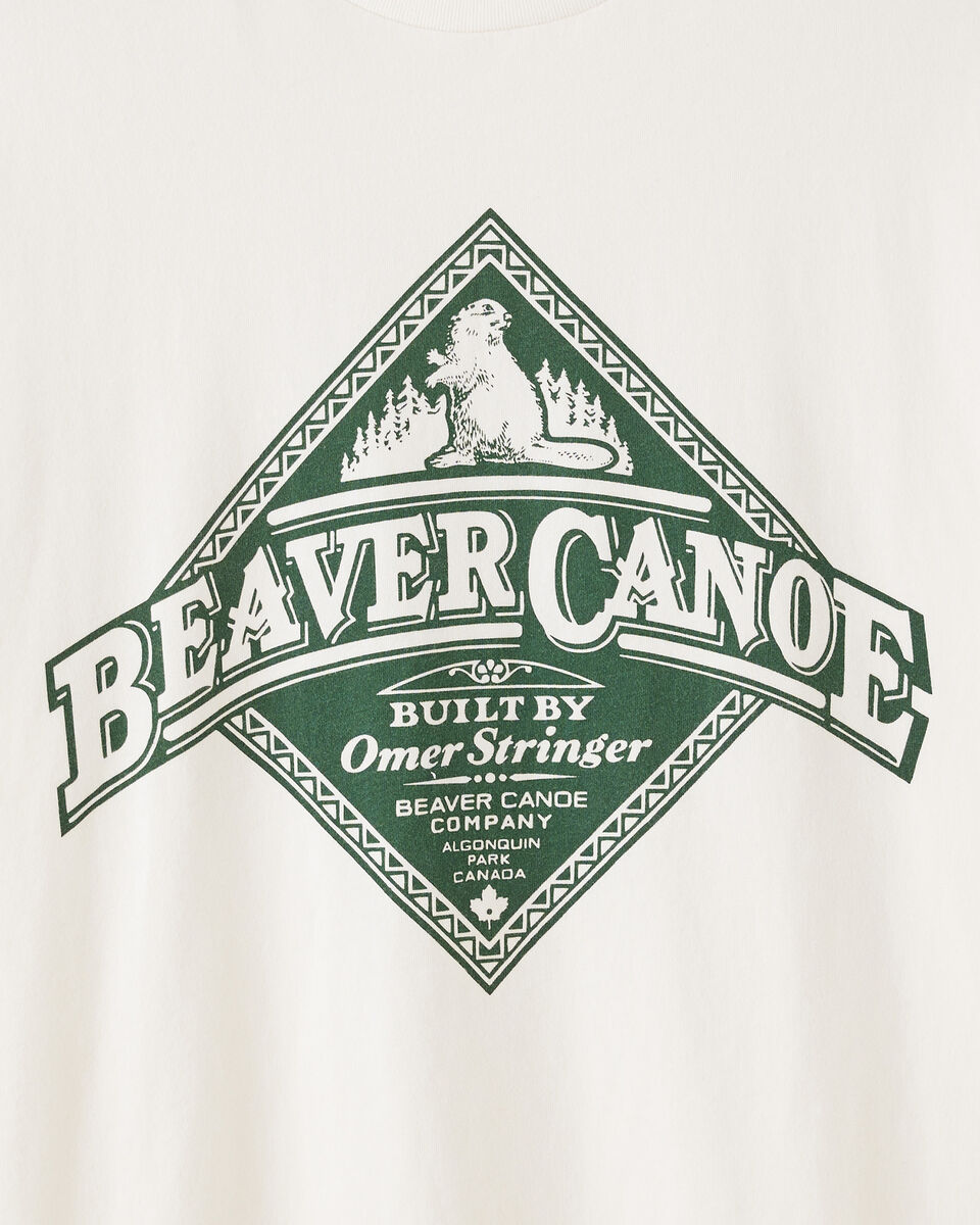 Mens Beaver Canoe Relaxed T-shirt