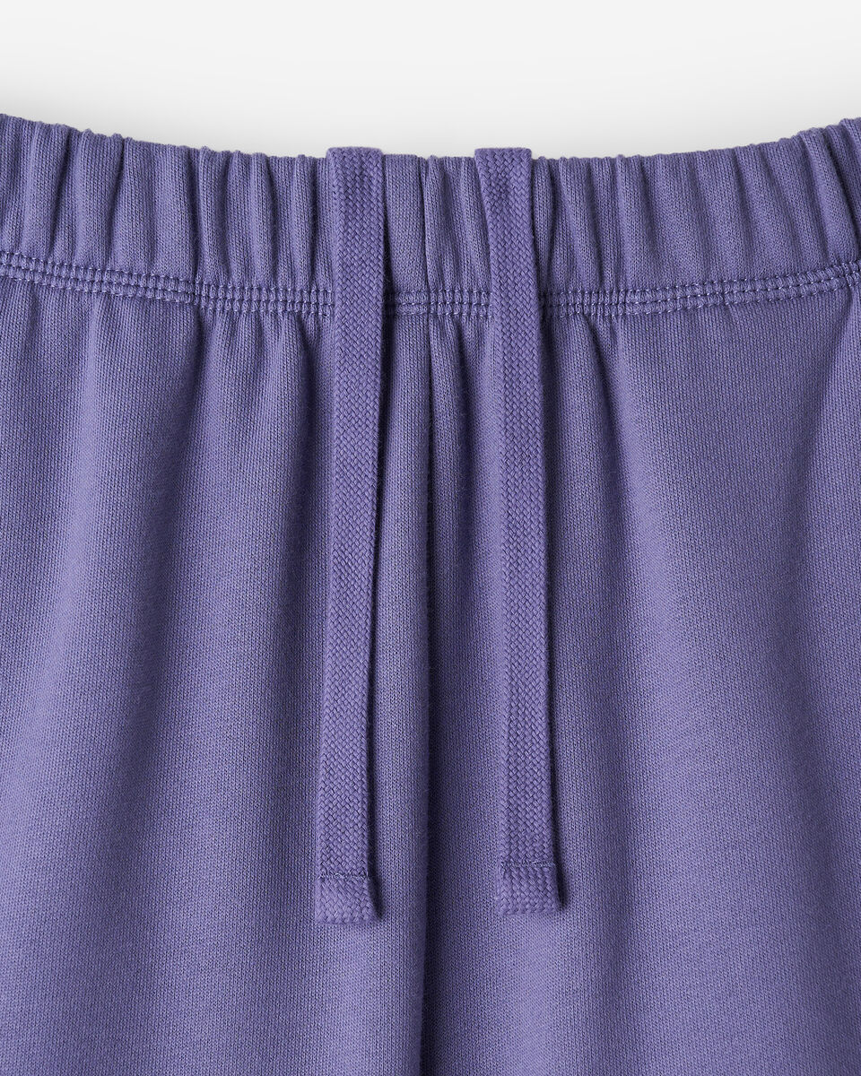 Pantalon molletonn&eacute; en coton biologique &agrave; jambe large Cooper 