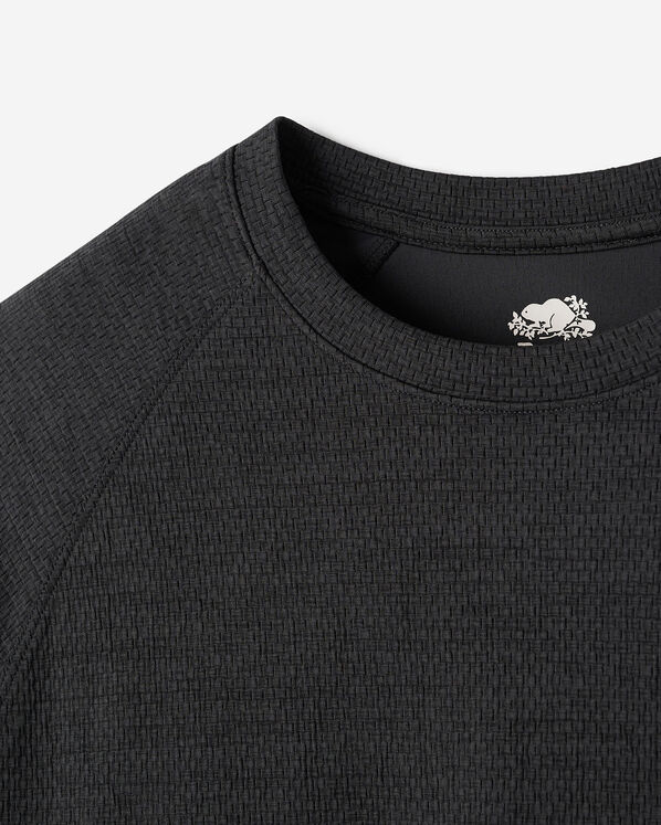 Chandail sport textur&eacute; &agrave; manches longues