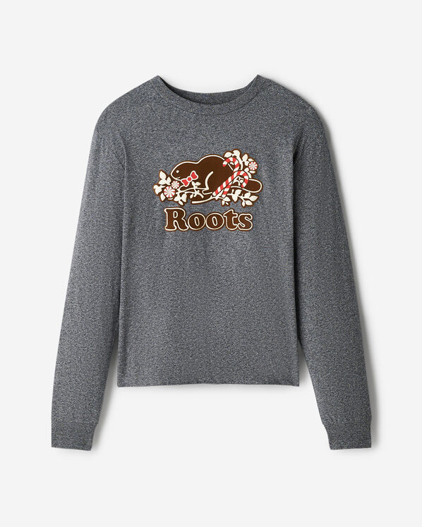 Womens Festive Cooper Long Sleeve T-Shirt
