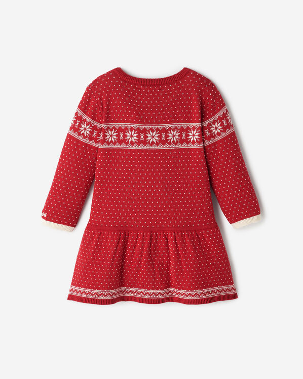 Baby Cabin Fair Isle Sweater Dress