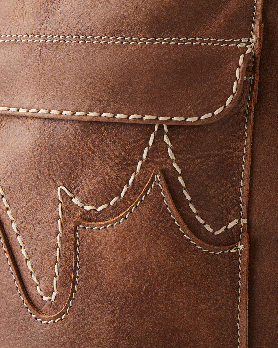 Sac à dos pour étudiant Feuille d’érable en cuir Tribe